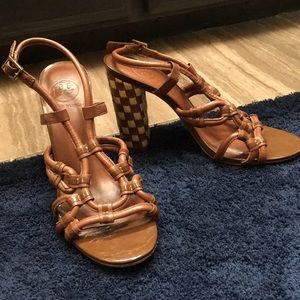 Cute straps Tory Burch heels size 7.5